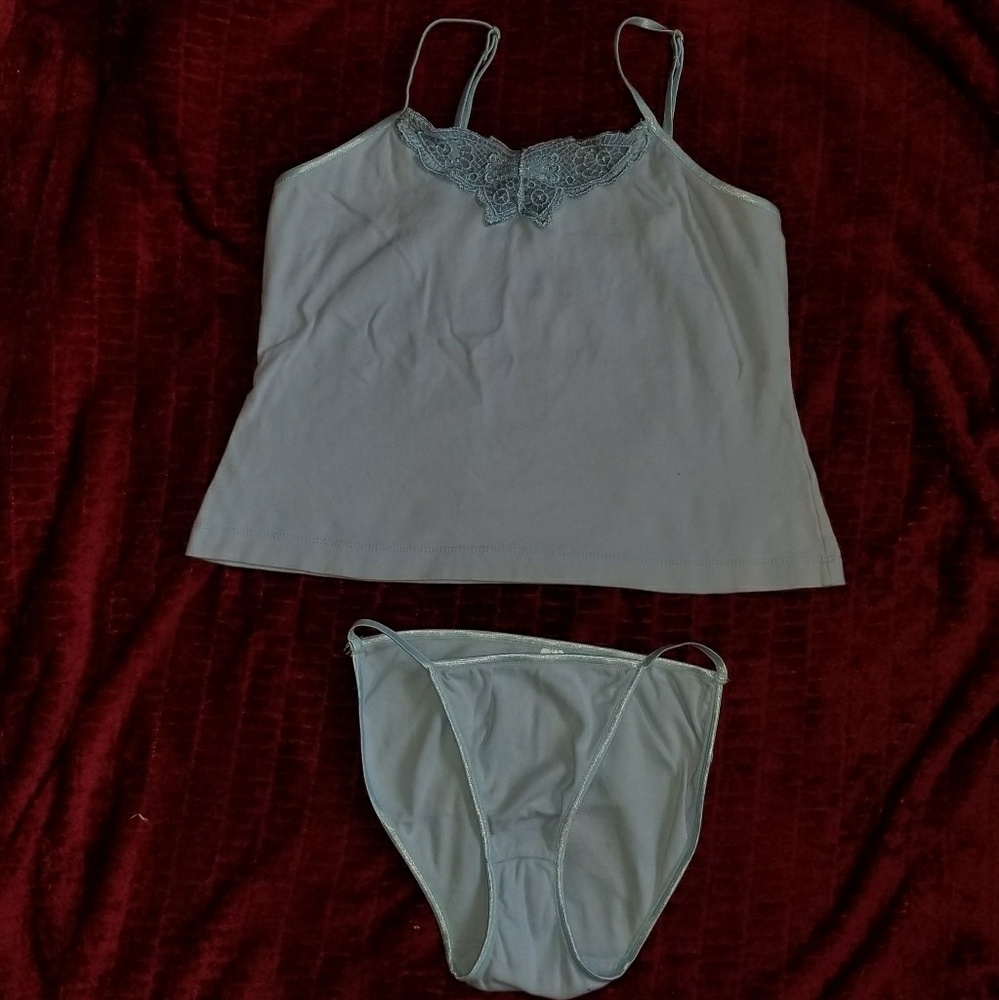 Cropped Tank & Panties Pajama Set